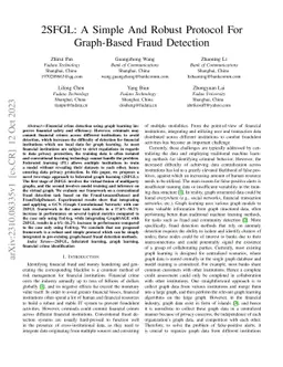 2SFGL: A Simple And Robust Protocol For Graph-Based Fraud Detection