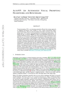 AutoVP: An Automated Visual Prompting Framework and Benchmark