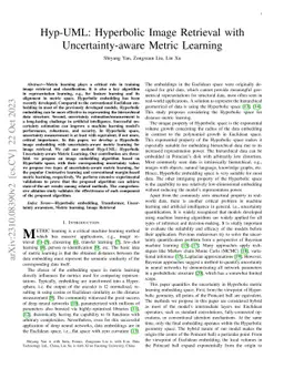 Hyp-UML: Hyperbolic Image Retrieval with Uncertainty-aware Metric
  Learning