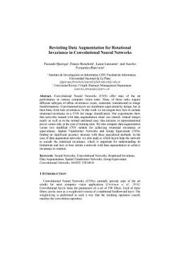 Revisiting Data Augmentation for Rotational Invariance in Convolutional
  Neural Networks