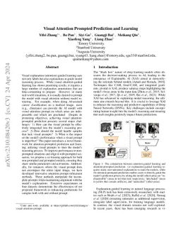 Visual Attention Prompted Prediction and Learning