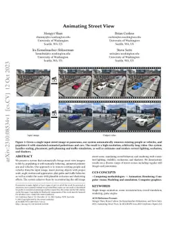 Animating Street View