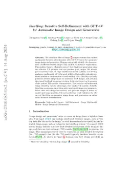 Idea2Img: Iterative Self-Refinement with GPT-4V(ision) for Automatic
  Image Design and Generation