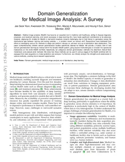 Domain Generalization for Medical Image Analysis: A Survey