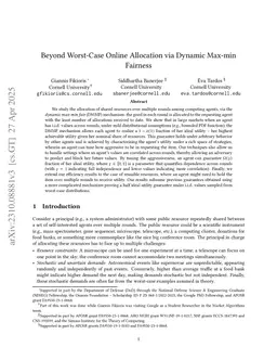 Beyond Worst-Case Online Allocation via Dynamic Max-min Fairness
