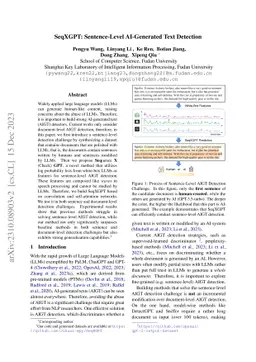 SeqXGPT: Sentence-Level AI-Generated Text Detection