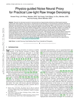 Learning Physics-Informed Noise Models from Dark Frames for Low-Light Raw Image Denoising