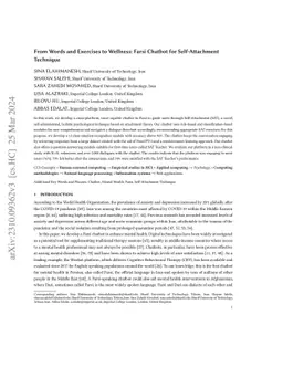 From Words and Exercises to Wellness: Farsi Chatbot for Self-Attachment
  Technique