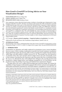 How Good is ChatGPT in Giving Advice on Your Visualization Design?