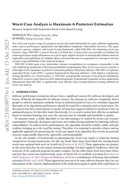 Worst-Case Analysis is Maximum-A-Posteriori Estimation