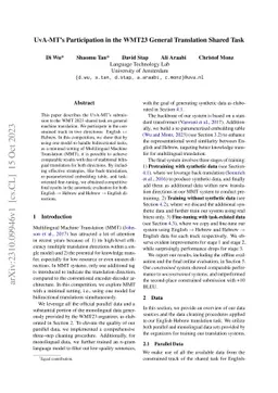 UvA-MT's Participation in the WMT23 General Translation Shared Task