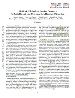 ABACuS: All-Bank Activation Counters for Scalable and Low Overhead
  RowHammer Mitigation