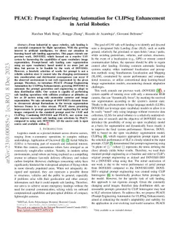 PEACE: Prompt Engineering Automation for CLIPSeg Enhancement for Safe-Landing Zone Segmentation
