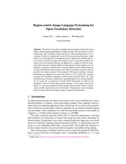 Region-centric Image-Language Pretraining for Open-Vocabulary Detection