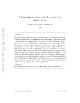 A Unified Framework for Generative Data Augmentation: A Comprehensive
  Survey