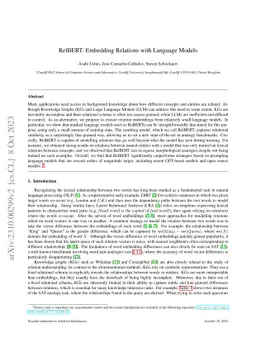 RelBERT: Embedding Relations with Language Models