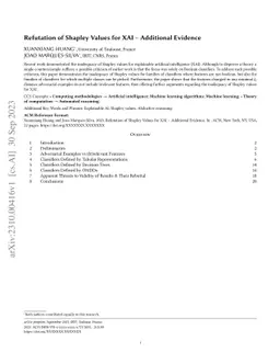 Refutation of Shapley Values for XAI -- Additional Evidence