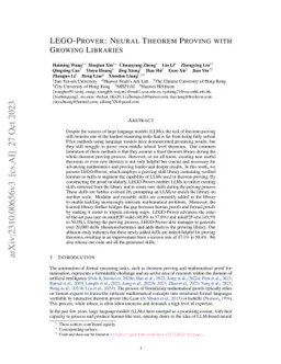 LEGO-Prover: Neural Theorem Proving with Growing Libraries