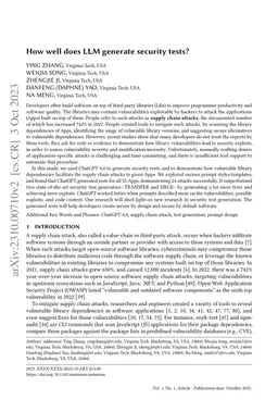 How Can ChatGPT Support Human Security Testers to Help Mitigate Supply Chain Attacks?