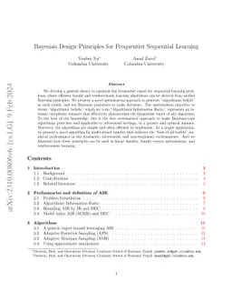 Bayesian Design Principles for Frequentist Sequential Learning