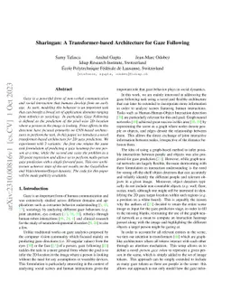 Sharingan: A Transformer-based Architecture for Gaze Following