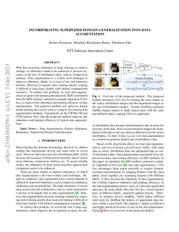Incorporating Supervised Domain Generalization into Data Augmentation