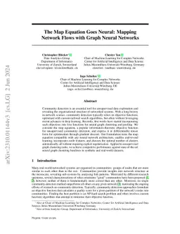 The Map Equation Goes Neural: Mapping Network Flows with Graph Neural
  Networks