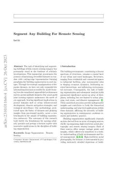 Segment Any Building