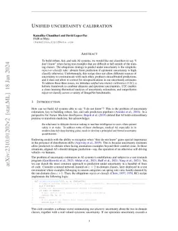 Unified Uncertainty Calibration