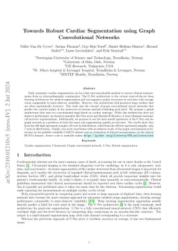 Towards Robust Cardiac Segmentation using Graph Convolutional Networks
