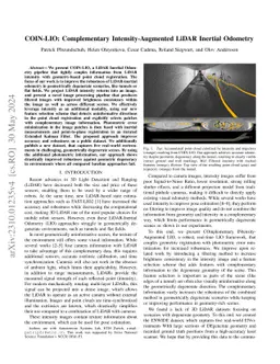 COIN-LIO: Complementary Intensity-Augmented LiDAR Inertial Odometry