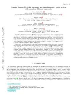 Gramian Angular Fields for leveraging pretrained computer vision models
  with anomalous diffusion trajectories