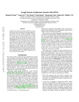 Graph Neural Architecture Search with GPT-4