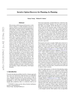 Iterative Option Discovery for Planning, by Planning