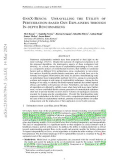 GNNX-BENCH: Unravelling the Utility of Perturbation-based GNN Explainers
  through In-depth Benchmarking