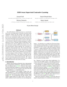 OOD Aware Supervised Contrastive Learning