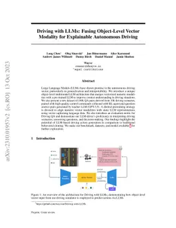 Driving with LLMs: Fusing Object-Level Vector Modality for Explainable
  Autonomous Driving
