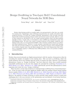 Benign Overfitting in Two-Layer ReLU Convolutional Neural Networks for
  XOR Data