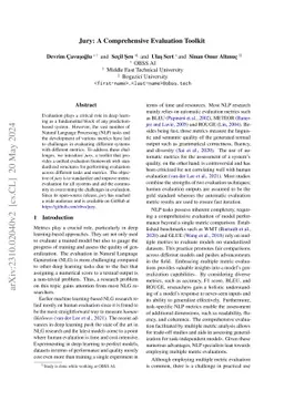 Jury: A Comprehensive Evaluation Toolkit