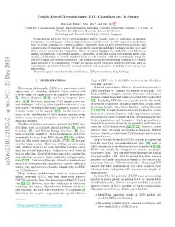 Graph Neural Network-based EEG Classification: A Survey