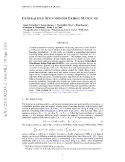 Generalized Schrödinger Bridge Matching