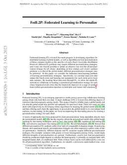FedL2P: Federated Learning to Personalize