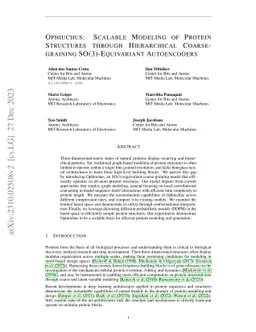 Ophiuchus: Scalable Modeling of Protein Structures through Hierarchical
  Coarse-graining SO(3)-Equivariant Autoencoders