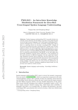 I$^2$KD-SLU: An Intra-Inter Knowledge Distillation Framework for
  Zero-Shot Cross-Lingual Spoken Language Understanding