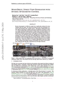 MagicDrive: Street View Generation with Diverse 3D Geometry Control