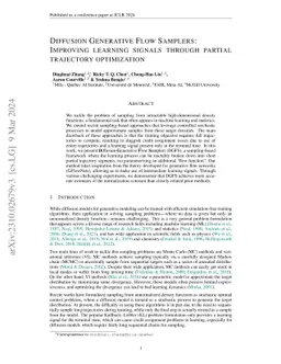 Diffusion Generative Flow Samplers: Improving learning signals through
  partial trajectory optimization