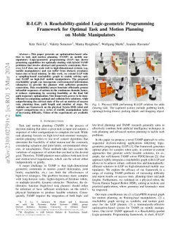 R-LGP: A Reachability-guided Logic-geometric Programming Framework for
  Optimal Task and Motion Planning on Mobile Manipulators
