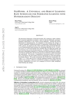 FedHyper: A Universal and Robust Learning Rate Scheduler for Federated
  Learning with Hypergradient Descent