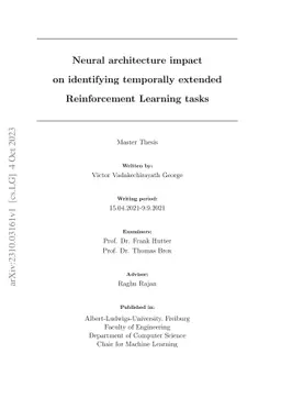 Neural architecture impact on identifying temporally extended
  Reinforcement Learning tasks