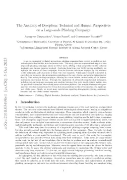 The Anatomy of Deception: Technical and Human Perspectives on a
  Large-scale Phishing Campaign